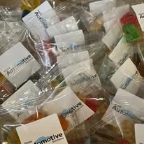 Branded community giveaway bags